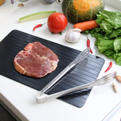 Quick Defrosting Plate Fast Defrost Tray Thaw Froze Food Meat Fruit Board Defrost plate Kitchen Gadget Tool
