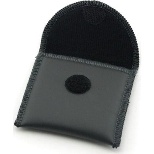 Hearing Aid Pouch Carrying Storage Pouch Soft Small Protective Bag Velcro Fastens Wallet Purse