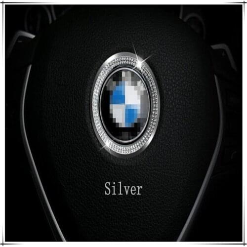 Car Styling Steering-Wheel Decorative Sticker For BMW F52 E82 F46 F45 F23 F22 F34 F30 F31 E92 E93 F33 F10 E63 F01h Accessories