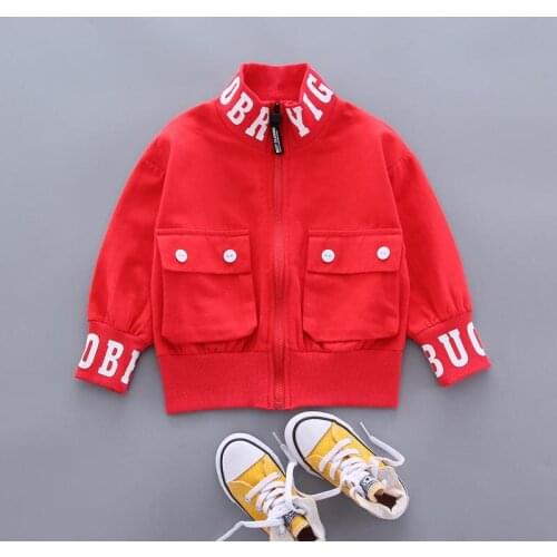 Toddler Infant Coats Casual Sport Jacket Children Kids Vacation Clothing 1 2 3 4 5 Years Spring Autumn Baby Boys Girls Coats