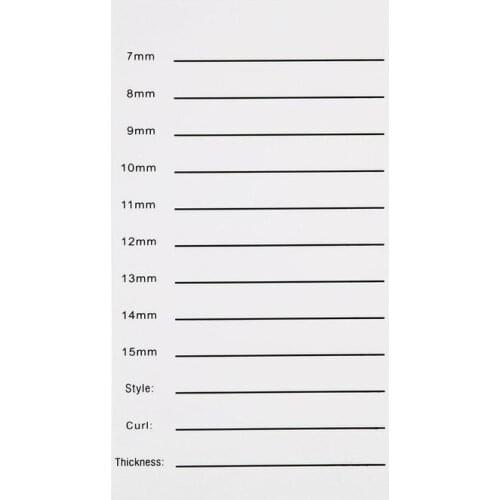 Brand New Acrylic Eyelash Board Professional Individual Eyelash Extension Hand Plate Acrylic White Eyelash Plate Eyelash Tools