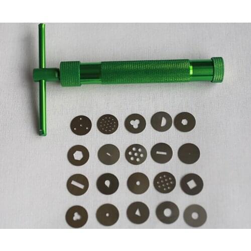 Clay Pottery flowers DIY tools spiral Clay extruders tools