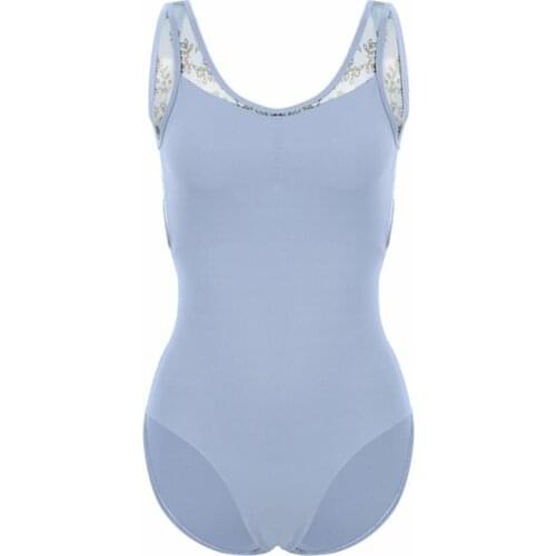 Ballet leotard adult dance leotard for women gymnastic leotard tank ballerina dancewear floral mesh leotard bodysuit swimsuit