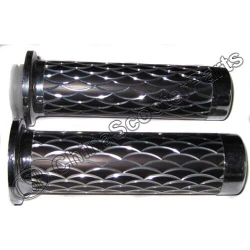 Mini Moto TWIST THROTTLE HANDLE GRIPS SET Pocket Bike ATV Quad Dirt Pit Bike Go Kart Buggy Black