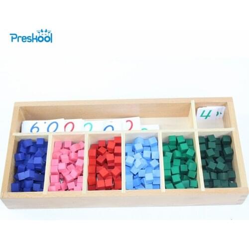 Montessori Kids Toy Baby Math Decimal Dot Learning Educational Preschool Training Brinquedos Juguets