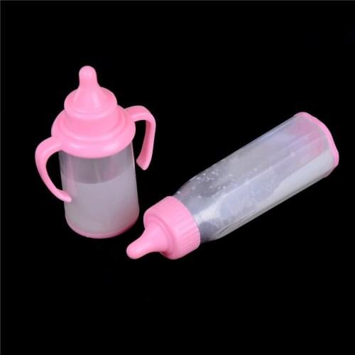 Set 12cm/9cm Disappearing Milk Bundle Kids Play Toy Accessory Preemie Kit Baby Dolls Feeding Bottle Magic Dummy Pacifiers