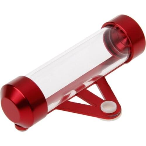 NEW Universal Motorcycle Tube Tax Disc Cylindrical Holder Frame Real Waterproof