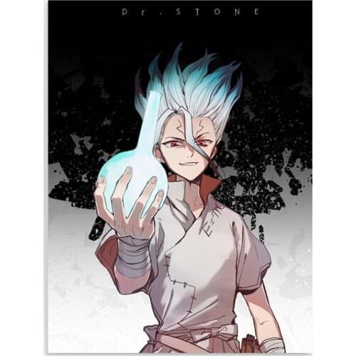 HD Prints Ishigami Senkuu Poster Home Decor Dr.STONE Canvas Painting Bedroom Bedside Backgound Wall Art Modular Anime Pictures