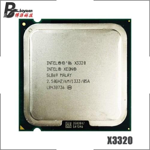 Intel Xeon X3320 2.5 GHz Quad-Core CPU Processor 6M 95W 1333 LGA 775