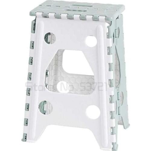 Folding Plastic Chair Foot Stool Kitchen Garden Bathroom Toilet Stool Outdoor Portable Mountaineering Chair Enough to Open