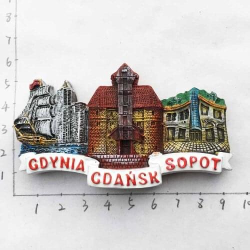 Poland Krakow Maria Church tourist souvenir magnetic stickers refrigerator