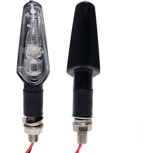 2Pcs/set LED Universal Motorcycle Turn Signal Lights Motos Amber Motorcycle Accessories Indicator Lamps