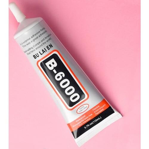 B6000 110ml Liquid Super Glue Multipurpose Adhesive DIY Jewelry Rhinestone Toy Fix Phone Screen Glass Epoxy Resin Glue Nail Gel