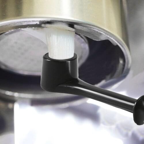 1pc Espresso Machine Coffee Cleaning Brush Handle Natural Bristles Dusting Espresso Brush Coffee Machine Kitchen Supplies