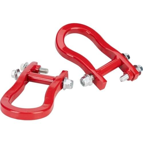 2Pcs,Red) Front Bumper Auto Parts Tow Hook Shackles for Chevy Silverado GMC Sierra 1500 2007-2018 Silverado 84192871