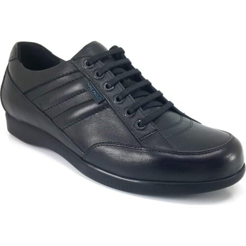 2021 Trend Yeni Sezon Model %100 Deri Ayakkabı İle Kişiye Özel ve Rahat Siyah Kıng Paolo 20Y 34 Comfort Günlük Erkek Ayakkabı