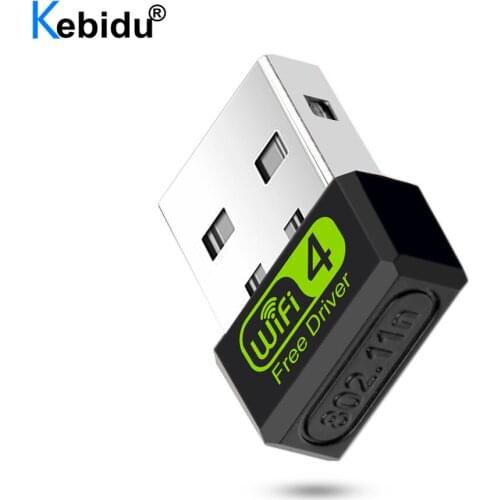 Free Driver USB Wifi Adapter 150Mbps Wi-Fi Adapter 2.4Ghz Antenna USB Ethernet PC Wi Fi Adapter Lan Wifi Dongle AC Wifi Receiver