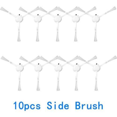 10pcs Side Brush Washable Accessories for Xiaomi Dreame F9 DreameF9 Dreame F 9 Robot Vacuum Cleaner Replacements Kits Parts