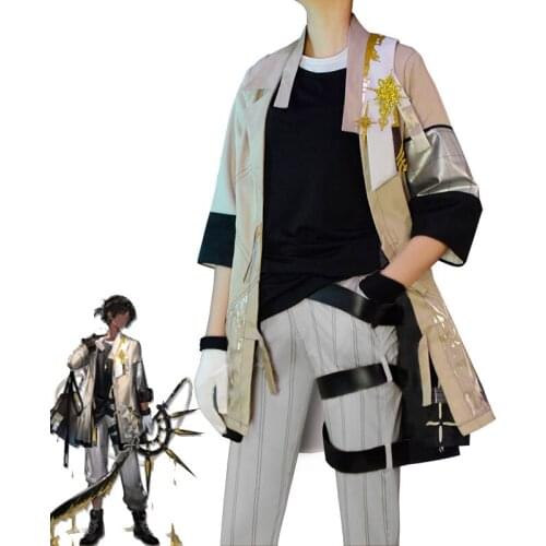 Anime! Arknights Thorns Cosplay Costume Game Fancy Outfits Top+Pants+Coat+Accessories Halloween Carnival Uniforms Custom Made