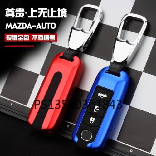 Suitable for Mazda 3/6 key cover CX4 Atenza CX5 axela CX8 car high-grade metal all-inclusive shell buckle