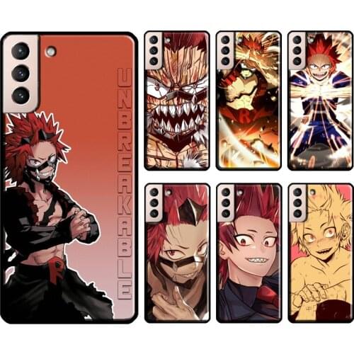 Kirishima Eijiro My Hero Academia Soft Case For Samsung Galaxy S21 S20 FE Note 20 Ultra Note 10 S8 S9 S10 Plus Phone Cover