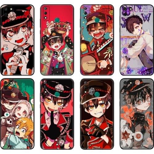 Black tpu Case For Huawei Y9S Y6S Y8S Y5P Y7P Y8P Case For Huawei Y5 lite Prime 2018 Y6 2019 Cover Anime Toilet-Bound Hanako-kun