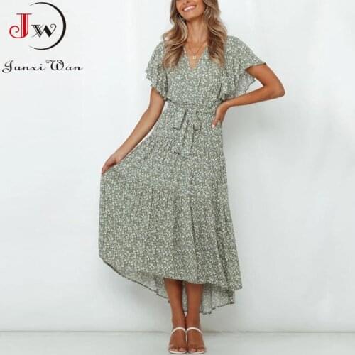 Зеленые летние платья Junxi Wan China At AliExpress