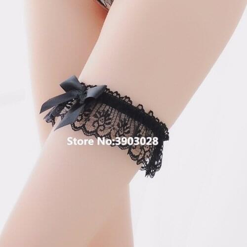 Sexy Princess Lace Floral Hand ring thigh ring Leg Garters Belt Soft Elastic Wedding Party Bridal Cos Cosplay Stocking Suspender