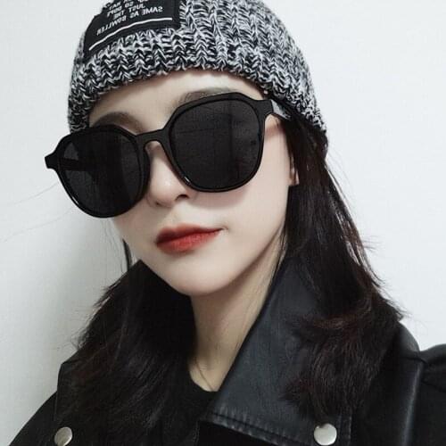 Multi-colors Sun Glasses Retro Fashion Net Red Round Anti-UV400 Thin Lens Sunglasses