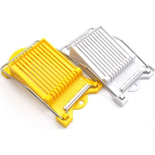 Multi-function Egg Cutter Two-in-one Boiled Egg Preserver Stainless Steel Slicer Household Egg Separator