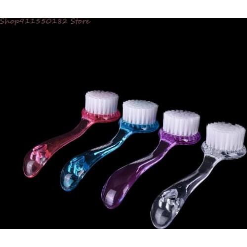 Exfoliating Facial Cleanser Brush Face Cleaning Washing Cap Soft Bristle Brush Scrub Plastic Non-electric Cleansing Brush