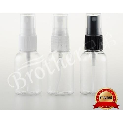 Plastic 30ml Collar Round Shoulder Spray Bottle Sub-bottle Small Watering Replenishment Bottle 20pcs/lot