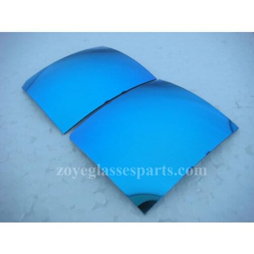 Polarized Lenses For Sunglasses TAC Polarized Lenses Light Ice Blue Color Revo UV400 Lenses 55*65mm 4 Base