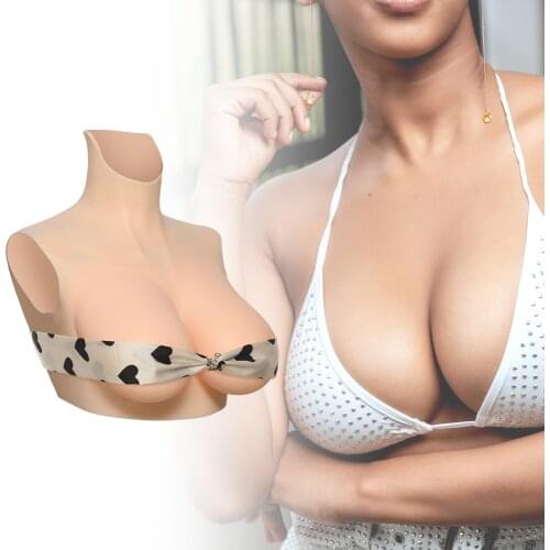 KUMIHO 4G BCDEG Cup Realistic Silicone Breast Forms Fake Boobs For Transgend Drag Queen Shemale Sissy Crossdressing Cosplay