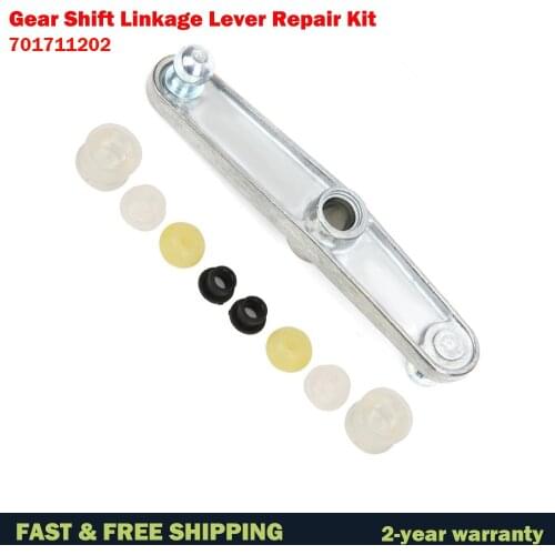 Car Gear Lever Gear Shift Linkage Lever Repair Kit For Volkswagen VW T4 Bus Transporter IV Car Assessories 701711202