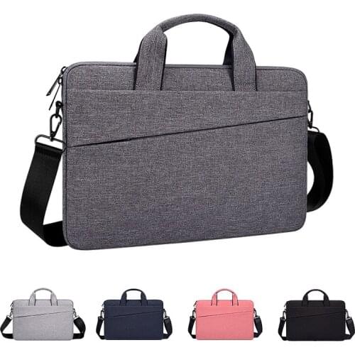 Laptop Bag 13.3 14.1 15 15.6 inch Sleeve Waterproof Shoulder Bags Notebook Cover Carrying Case For Macbook Air Acer hp Dell Men