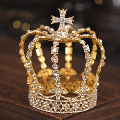 Tiara Crystal Headdress Wedding Hair Accessories Rhinestone Crown Jewelry Headband Wedding Accessories