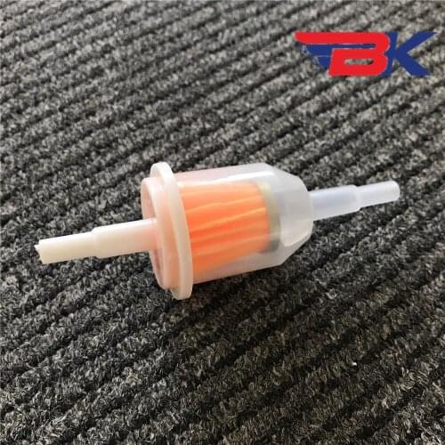 Motorcycle fuel system 6mm 8mm fuel filter yellow For ATV UTV Go Kart Dirt Bike