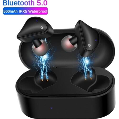 D011 TWS 5.0 Bluetooth Earphones Mini Wireless In-Earphones 3D Stereo Sound Sports Earbuds Gaming Headset