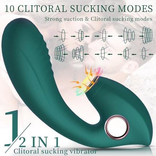 10 Modes Clitoral Sucking Vibrator Female Clit Clitoris Sucker Vacuum Stimulator Dildo Sex Toys Goods for Adults Female ZD0408