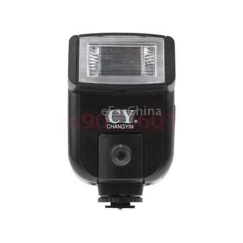 YinYan CY-20 Hot Shoe Sync Port 5600K Mini Universal Flash Speedlite for Nikon for Canon for Panasonic for Olympus Pentax Camera