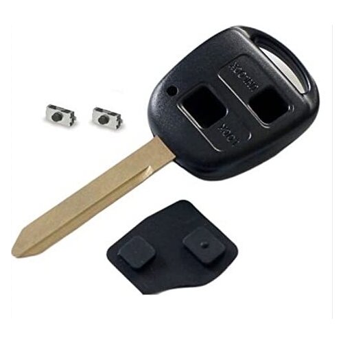 Replacement Repair Kit Remote Key Shell 2 Buttons For Toyota Avensis