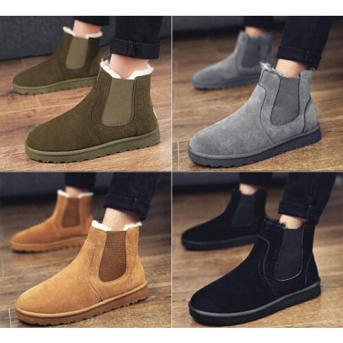 YXYT Fashion Ankle bowknot snow boots women Wool fur lined Australia classic genuine leather winter flat warm shoes black couple