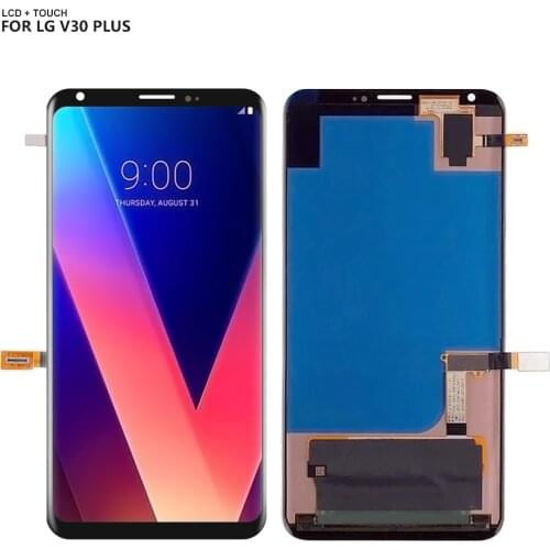 6.0'' AMOLED For LG V30 Plus Lcd Display Digitizer Touch Screen Panel Assembly Replacement Parts H930DS v30 v30+ 2560x1440
