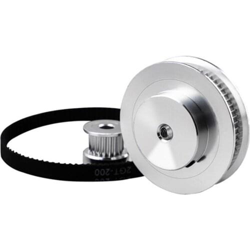 Timing Pulley GT2 60 Teeth 20 Teeth 5mm Hole Reduction 1:3 Belt Width 6mm for 3D Printer Accessories