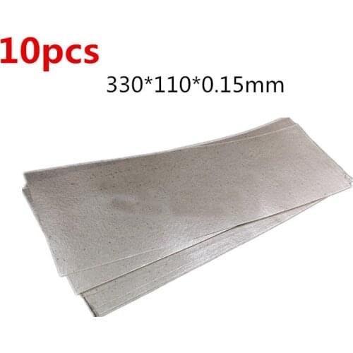 10 Pcs High Temperature Resistant Insulating Mica Paper Rolls Of Plastic Welding Hot Air Gun Heater Insulation 33*11cm