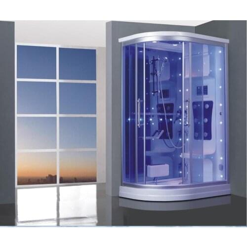 1200X800X2150mm Luxury Steam Shower Cabin Bathroom Shower Enclosure Multi-Functional Wet Sauna Room A-1280A