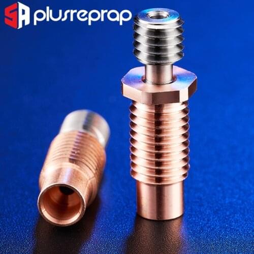 3D Printer NF V6-Zone Heat Break Copper & Aerospace Materials Throat For 1.75mm Nozzle E3D V6 HOTEND Heater Block
