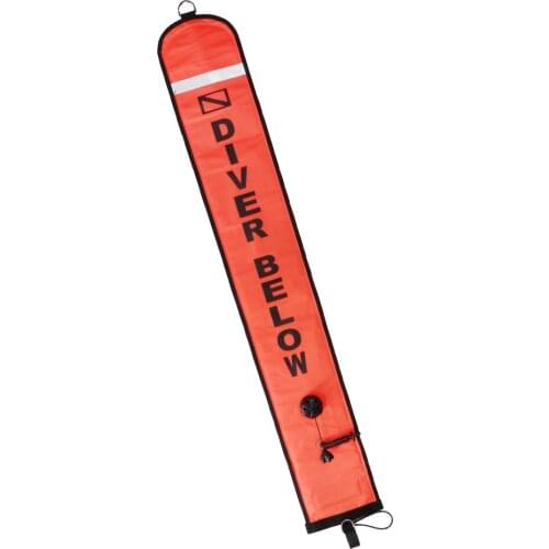 5' Scuba Diving Sealed Sausage Signal Tube/ Surface Marker Buoy SMB Equip