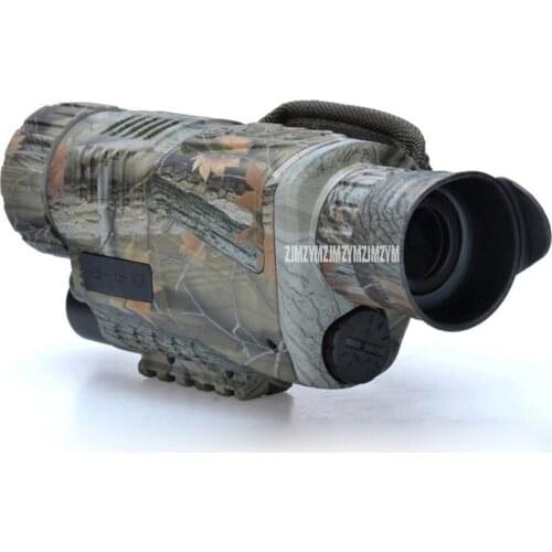5X40 Infrared Digital Night Vision Telescope High Magnification With Video Output Hunting Monocular Camera 200m View
